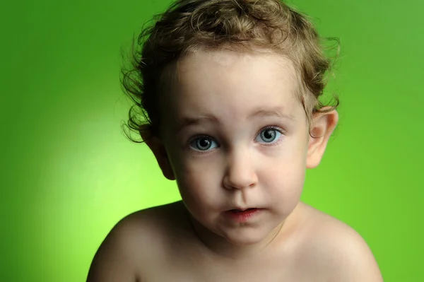 Portrét roztomilý chlapeček — Stock fotografie