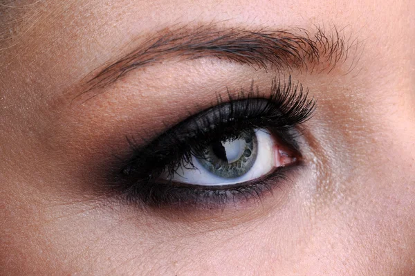 Woman blue eye Stock Photo