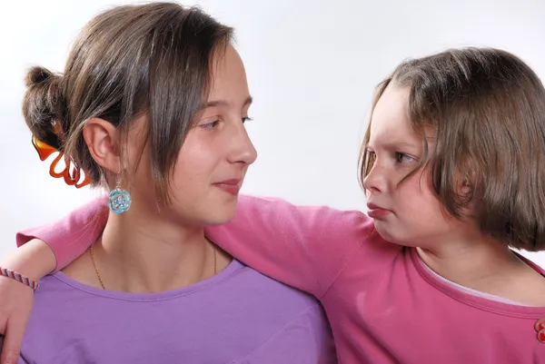 Complicity Sisters — Stock Photo, Image