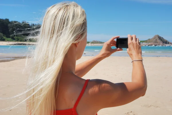 Woman Taking Picture — Stock Photo, Image