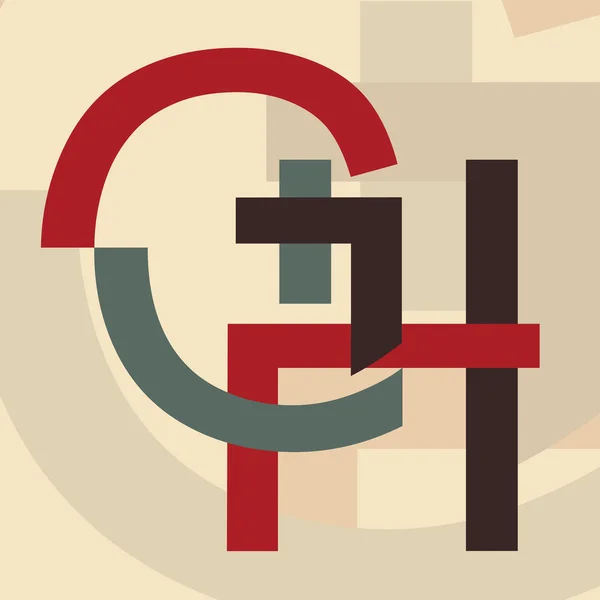 Alphabet "G, H" — Stock Photo, Image