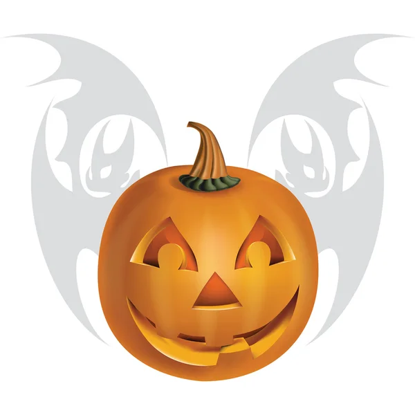 Abstrakter Halloween Hintergrund Mit Kürbis Illustration — Stockfoto