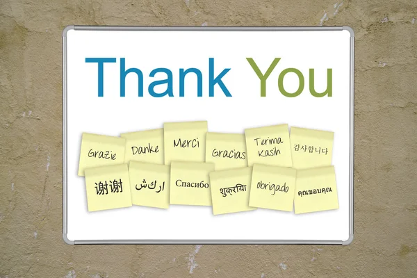 stock image Thank you sign
