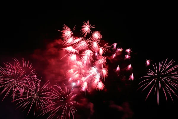 Fireworks Display New Year Eve — Stock Photo, Image