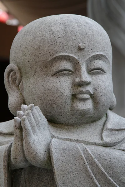 Una Estatua Monje Budista — Foto de Stock