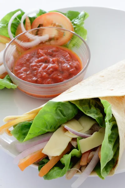 Tortilla wrap Royalty Free Stock Images