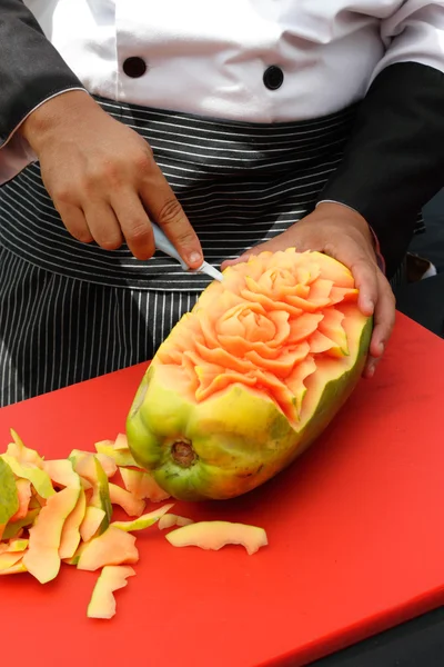 Frukt carving — Stockfoto