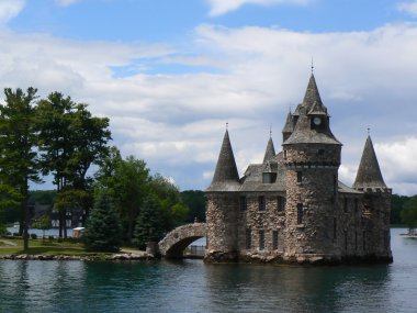 Boldt Castle on Ontario lake, Canada clipart