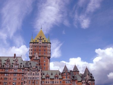 Frontenac castle hotel Quebec, Kanada