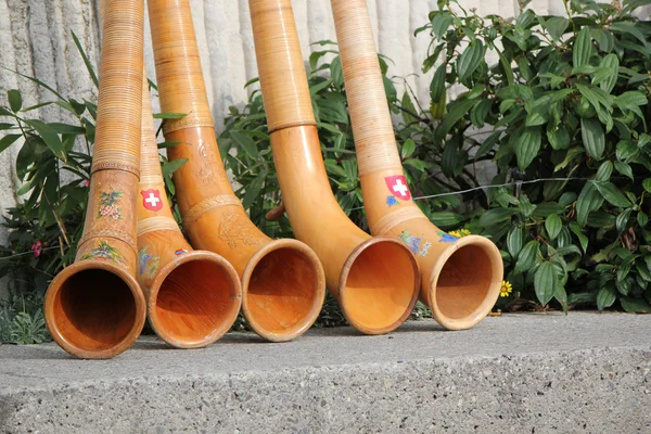 stock image Switzerland Alp horns