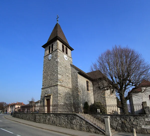 Veigy-Foncenex parish, France — Stock Photo, Image