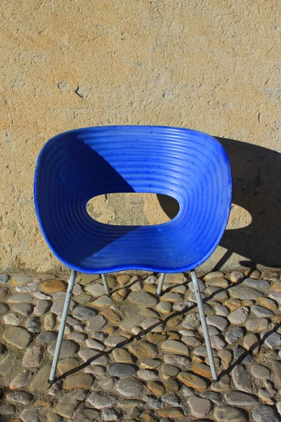 Cadeira azul — Fotografia de Stock