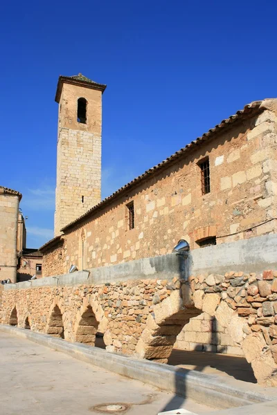 Sant miquel kirche, montblanc, spanien — Stockfoto