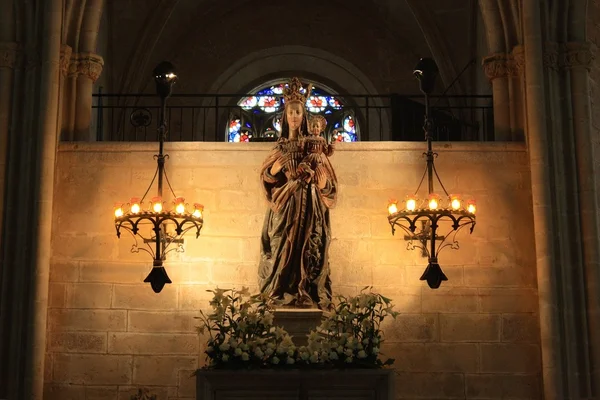 Interior of Santa Maria de Montblanc — Stock Photo, Image