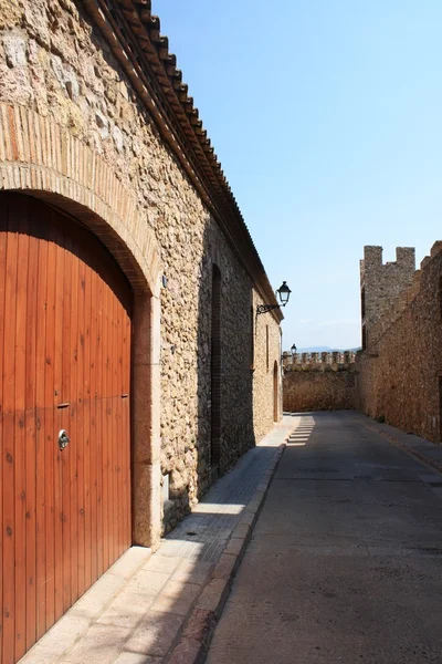 Замок Монблан, Каталония, Испания — стоковое фото