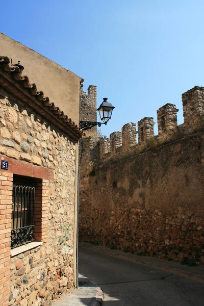 Schloss von montblanc, katalonien, spanien — Stockfoto