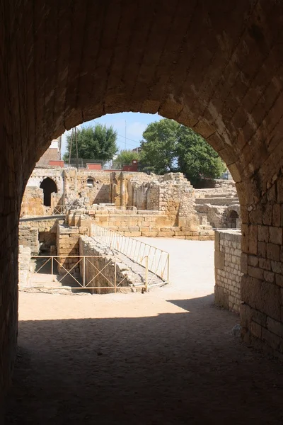 Romerska amfiteater i Tarragona — Stockfoto
