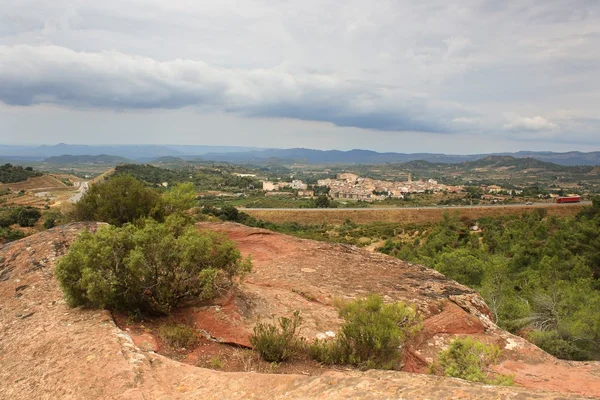 Rocce in Catalogna vicino alla città di Falset — Foto Stock