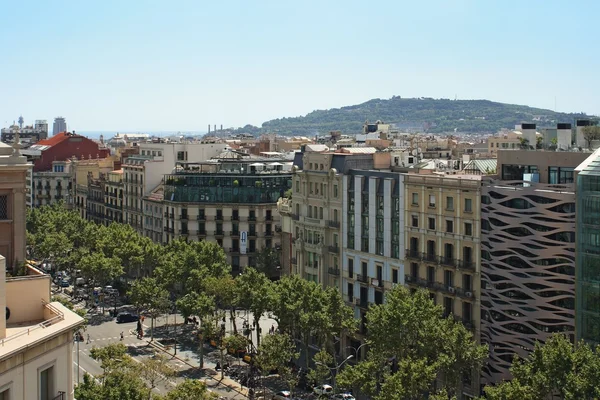 Barcelona vista de calle —  Fotos de Stock