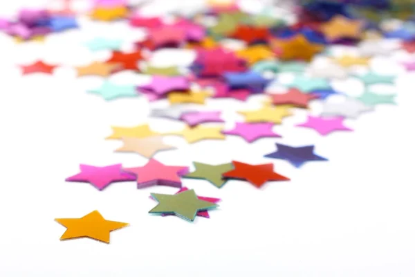 Звезды в форме конфетти — стоковое фото