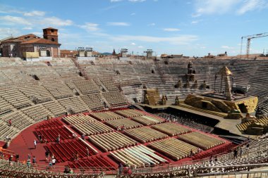 Amphitheater in Verona, Italy clipart