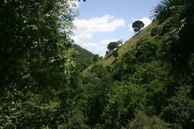 Mountains in the Dominican Republic clipart