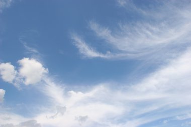 Cirrus clouds clipart