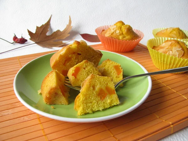 stock image Homemade pumpkin pie