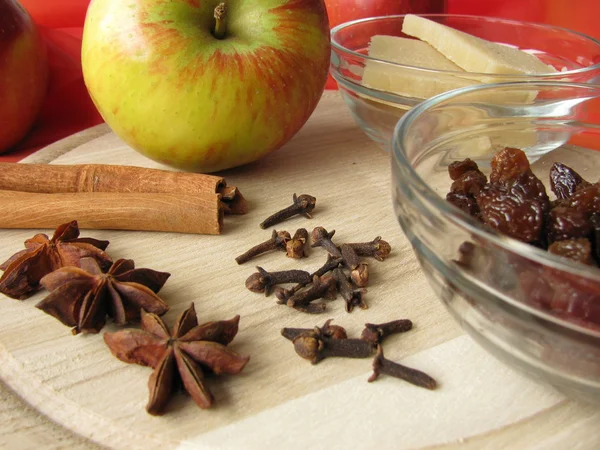 Vše, co potřebujete pro pečené jablko — Stock fotografie