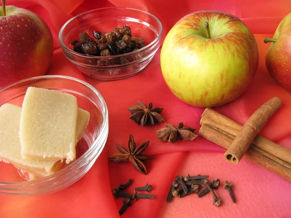 All you need for baked apple — Stock Photo, Image