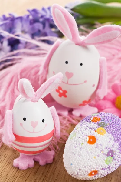 Húsvéti nyúl tojás dekoráció — Stock Fotó