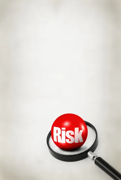 Risk concept on abstract background — Stock Photo, Image