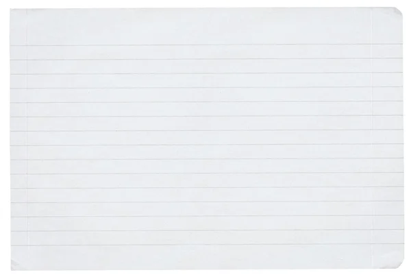 Piece of lined paper — Stock Photo, Image