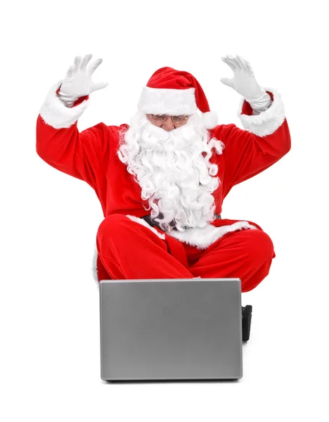 Surprised santa claus — Stock Photo, Image