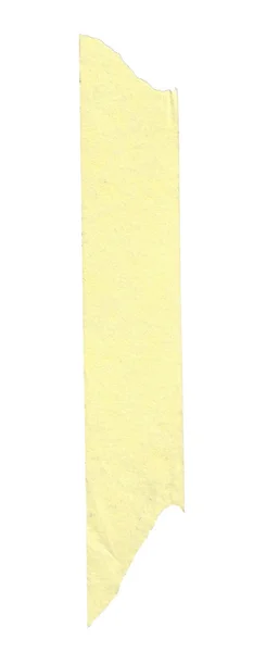 Lunga striscia di nastro di carta giallo — Foto Stock