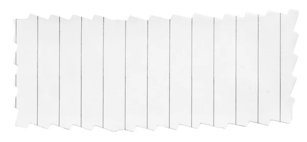 Паперовий банер з подрібненими краями — стокове фото