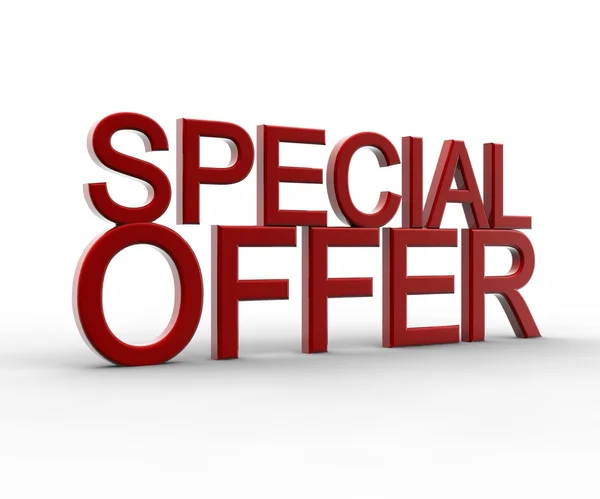 Red special offer — Stock Photo, Image