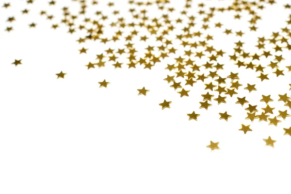 Viele goldene Sterne — Stockfoto