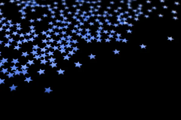 Vele blauwe sterren — Stockfoto