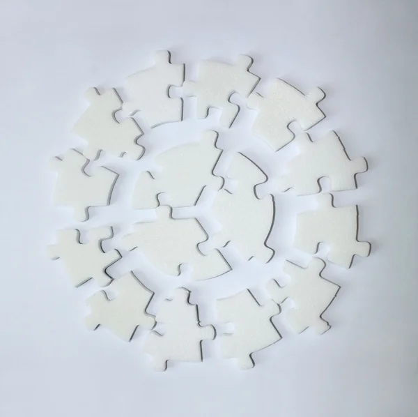 Fundalul unui puzzle rotund — Fotografie, imagine de stoc