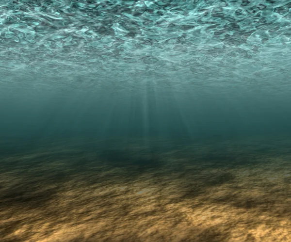 Bakgrund, undervattens belysning — Stockfoto