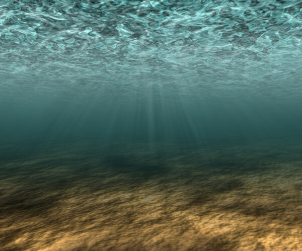 Background, underwater lighting