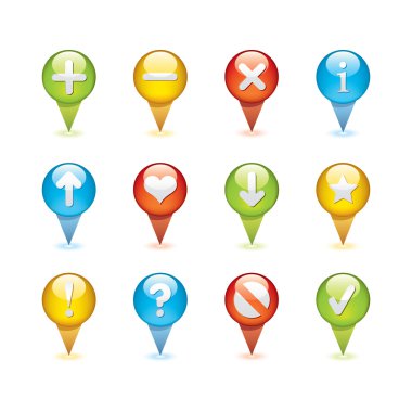 Navigation and GPS Icons clipart