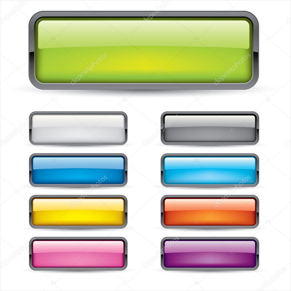 Colored Bars and Buttons Stock Vector by ©pixelstudiomvd 5057085