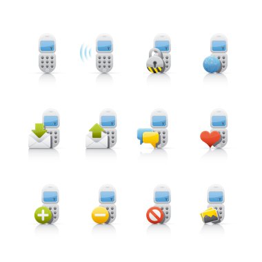 Icon Set - Communications clipart