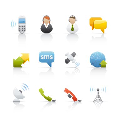 Icon Set - Internet and Communications clipart