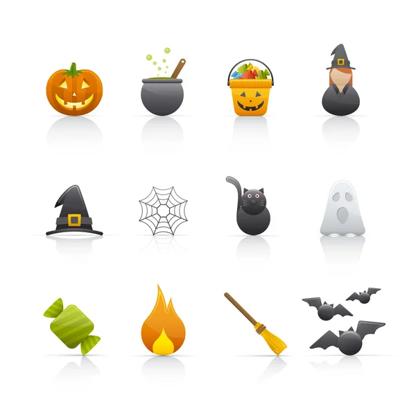 Set de iconos - Halloween — Foto de Stock