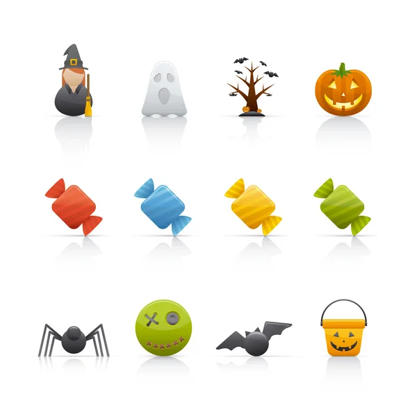 Conjunto de ícones - Halloween — Fotografia de Stock