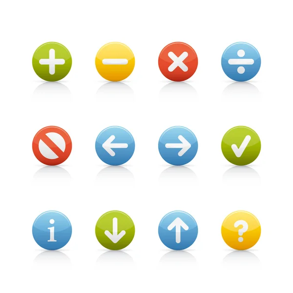 Icon Set - Navigation Buttons — Stock Photo, Image