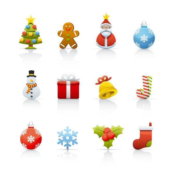 Icon Set - Christmas — Stock Photo, Image